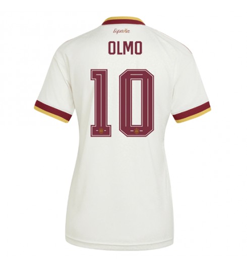 Espanja Dani Olmo #10 Vieraspaita Naisten MM-kisat 2026 Lyhythihainen Espanja Dani Olmo #10 Vieraspaita Naisten MM-kisat 2026 Lyhythihainen